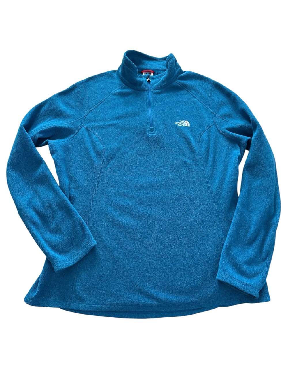 The North Face Glacier Fleece 1/4 Zip Pullover Blue Women’s XL Lightweight